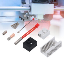 Extruder Heater Block Upgrade Kit for ENDER-3 S1 3D Printer, Copper, Ti Alloy