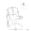 Beliani Desk Chair GRANBY Boucle Light Grey 2