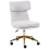 Beliani Desk Chair GRANBY Boucle Light Grey 3