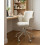 Beliani Office Chair DRYDEN Boucle Off-White 2