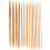 Premium Circular & Straight Knitting Needle Set, 20cm, Multiple Sizes and Bamboo Material 5