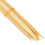 Premium Circular & Straight Knitting Needle Set, 20cm, Multiple Sizes and Bamboo Material 7