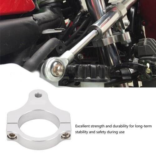 Motorcycle Fork Frame Mount Clamp 45MM for Steering Damper Vibration Reduction 2