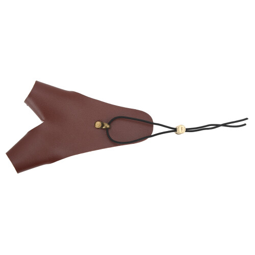 Traditional PU Leather Archery Hand Guard Protector Adjustable Outdoor Brown 2