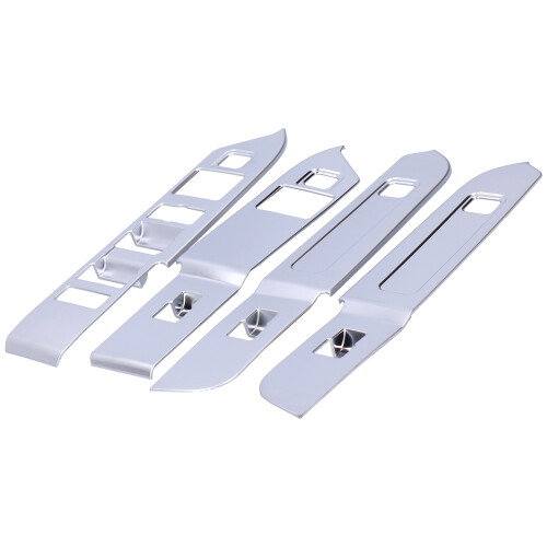 LHD Defender 2020-2021 Chrome Switch Panel Trim 2