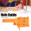 8-Piece Woodworking Drill Hole Locator Set, Adjustable, Orange 3