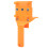 8-Piece Woodworking Drill Hole Locator Set, Adjustable, Orange 4