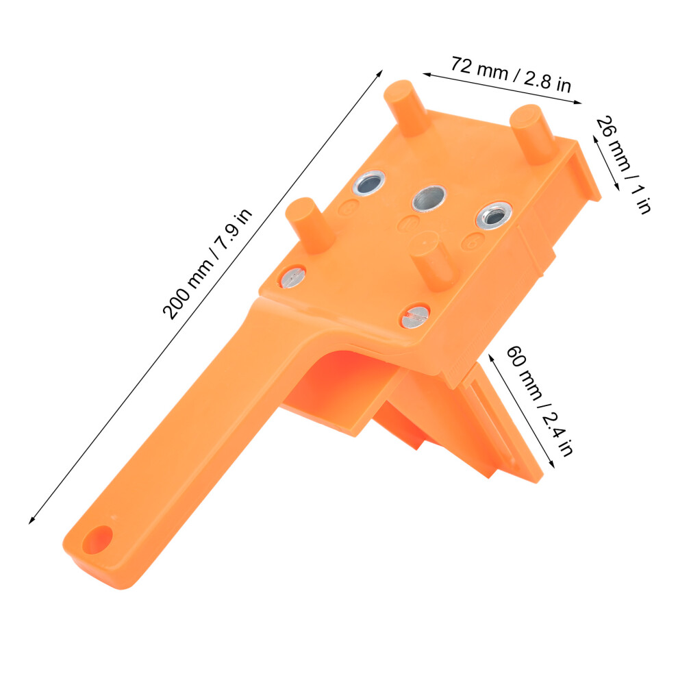 8Pcs Woodworking Punch Hole Locator Set With Drilling Guides, 4-45Mm 8451379616125