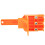8-Piece Woodworking Drill Hole Locator Set, Adjustable, Orange 7