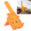 8-Piece Woodworking Drill Hole Locator Set, Adjustable, Orange 11