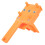 8-Piece Woodworking Drill Hole Locator Set, Adjustable, Orange 14