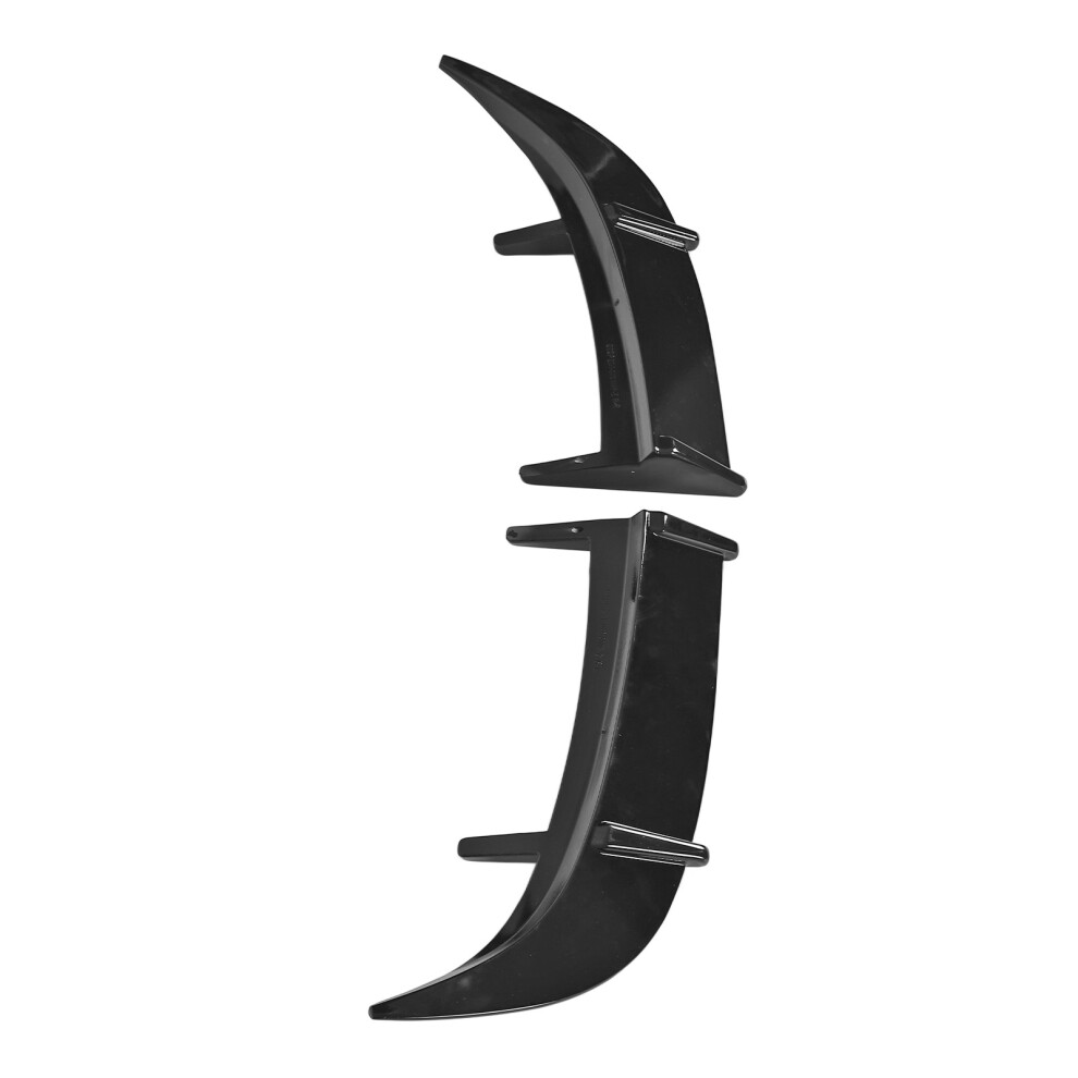 2Pcs Ak Style Rear Spoiler Glossy For Mk6 Black 7293282104174