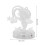 3D Constellation Puzzle Aquarius with LED Light, 13x14cm, 150mAh 5