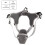 Adjustable Grey No Pull Dog Harness for Medium & Large Dogs XL 9