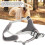 Adjustable No Pull Grey Dog Harness Reflective Chest & Back Vest for Medium & Large 11