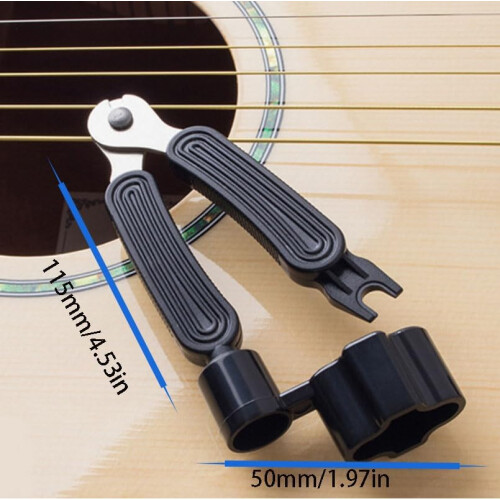 3 in 1 Guitar String Winder Cutter and Pin Puller Tool for Fast String Replacement 1