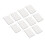 10Pcs Rectangular TENS Unit Reusable Electrotherapy Pads 2.0mm 14