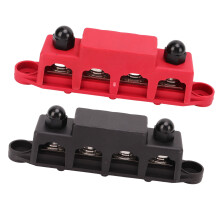 2Pcs 4 Terminal Power Block 48V 62.5A