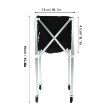 Tennis Ball Trolley mit Stauraumtasche