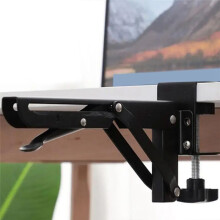 2 Peças Suporte Dobrável para Teclado de Computador Extensor de Mesa Suporte para Braço de Teclado Mesa Dobrável para Monitor de Laptop