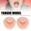 2PCS Soft Silicone Tongue Model - Practice Display 4