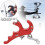 Metal Release Aid for Four-Finger Grip, Caliper Trigger, Red 4
