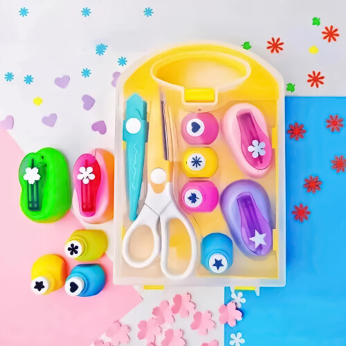 DIY Embosser Tool Set with Scissors for All Ages 1