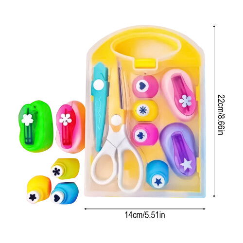 DIY Embosser Tool Set with Scissors for All Ages 2
