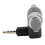 Mini Stereo Wireless Microphone Dual Channel 3.5MM ABS Black 3