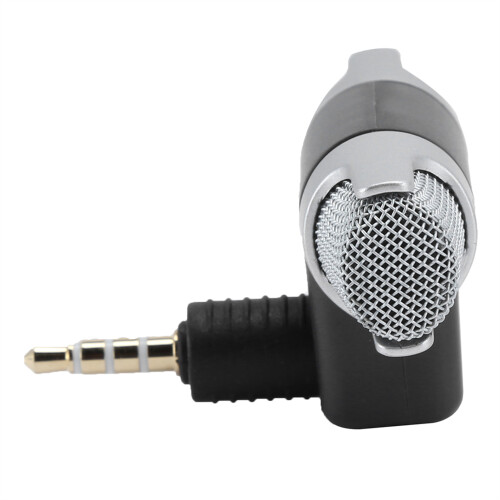 Mini Stereo Wireless Microphone Dual Channel 3.5MM ABS Black 2