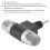 Mini Stereo Wireless Microphone Dual Channel 3.5MM ABS Black 8