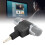 Mini Stereo Wireless Microphone Dual Channel 3.5MM ABS Black 9