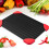 Rectangle Rapid Thaw Plate – Aluminum, Black+Red, 23x16.5cm 4