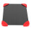 Rectangle Rapid Thaw Plate – Aluminum, Black+Red, 23x16.5cm 14