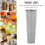 304 Stainless Steel Cold Brew Cone Filter 8x21cm with Rubber Ring 8
