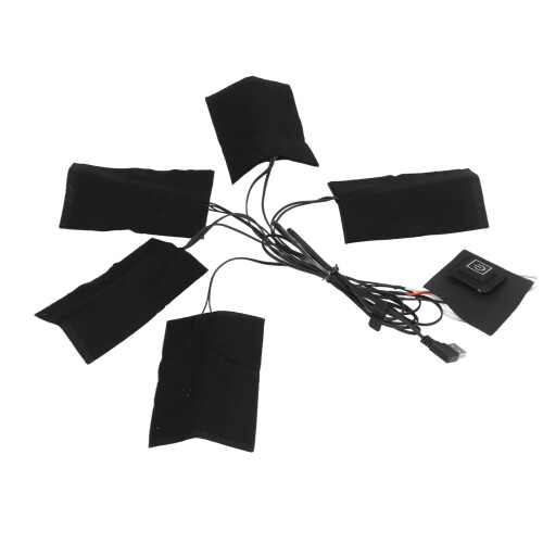 Electric Cloth Heating Pad with3-Temp Control, 5-Plate 1