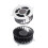 Replacement CPU Cooler Fan 17 Blades 3Pin Silent Aluminium Alloy for Console 13