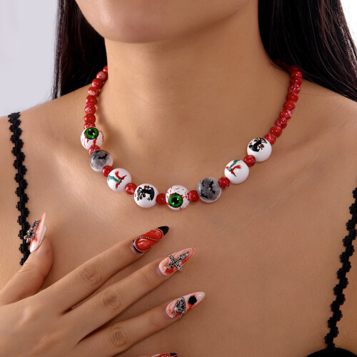 (Necklace) Halloween Handprint Necklace - Personalized & Versatile 2