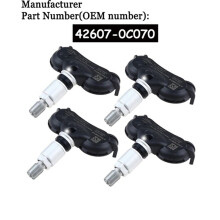 4Pcs 315Mhz TPMS Tire Pressure Sensor for Sequoie Sienna Tundra 42607-0C050 42607-08010 42607-0C030