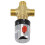 Thermostatic Mixing Valve Solid Brass G1/2 for Shower System Water Temperature Control Pipe Basin Thermostat Control 9