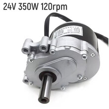 High Torque 350W Brushed 24V Motor for Electric Wheelchairs Replacement Suitable for Wheelchair Repair 75RPM