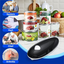 Electric Can Opener, Can Opener for Seniors, Suitable for Any Size Cans,Smooth ,Battery Powered,Automatic Can Opener