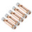 5Pcs M10 Sloped Ceiling Adapter – Rose Gold, Iron, 58mm 11