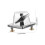 2pcs Drum Mounting Bracket Set Floor Tom Leg Holder Iron Base Stable Support Replacement 2