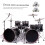 2pcs Drum Mounting Bracket Set Floor Tom Leg Holder Iron Base Stable Support Replacement 5