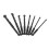 Masonry Drill Bits 8Pcs Cemented Carbide 6.35mm Hex Shank for Tile Concrete 5