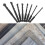 Masonry Drill Bits 8Pcs Cemented Carbide 6.35mm Hex Shank for Tile Concrete 13