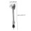 2pcs Silver Metal Drum Support Legs Replacement for Floor Tom with NonSlip Stable Design 3