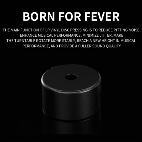 Adaptador de Disco de Vinil com Furo  LP Peso Do Disco de Vinil Conversor Estável de Disco de 7 Polegadas Acessórios de Vinil de Liga de 2
