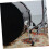 2pcs Silver Metal Drum Support Legs Replacement for Floor Tom with NonSlip Stable Design 5